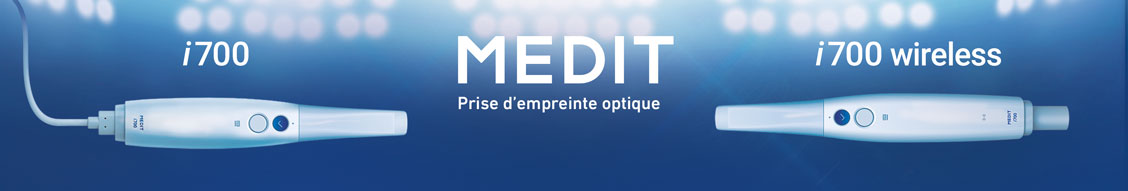 Medit i700 i700w prise empreinte numérique Labocast